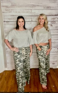 Camo Wide Leg Pant