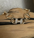 Gold Bit Bangel Bracelet