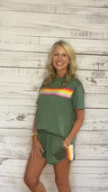 Green Short Set