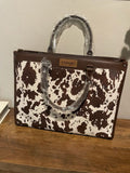 Brown Leather Large handbag