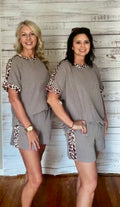 Leopard Short Set